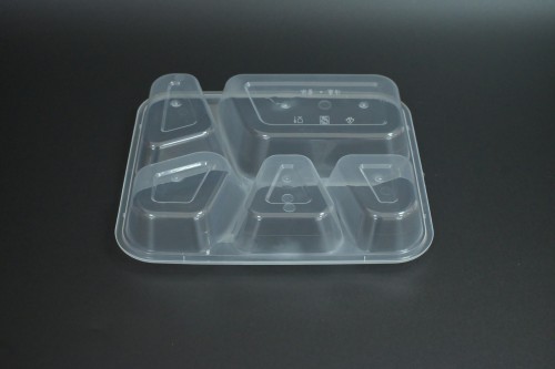 PP five-layer square lunch box